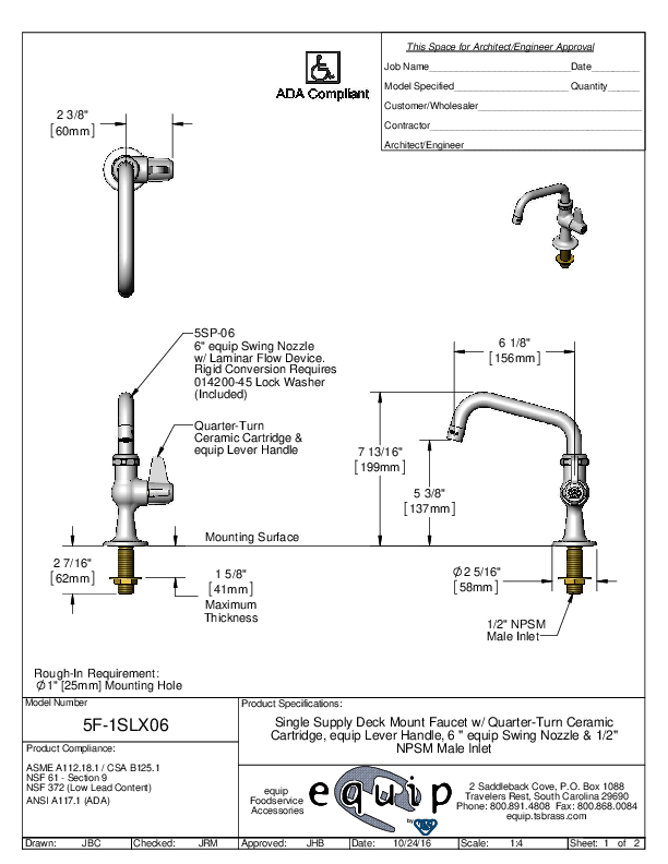 Cutsheet