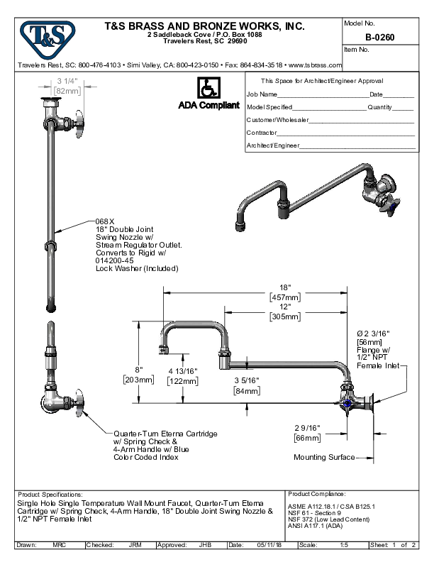 Cutsheet