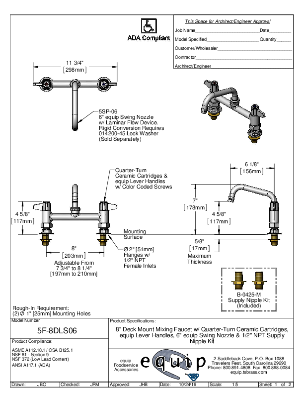 Cutsheet