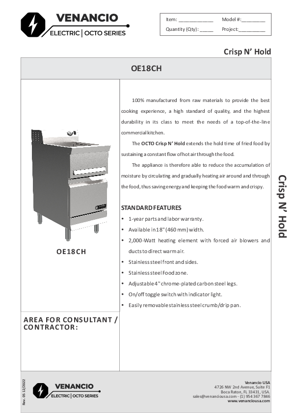 Cutsheet