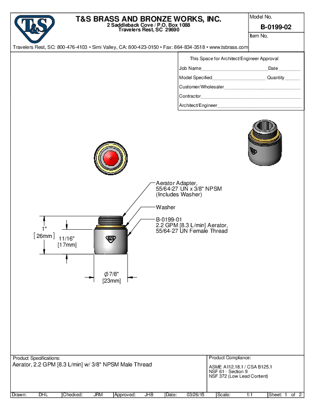 Cutsheet