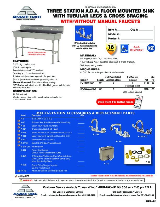 Cutsheet