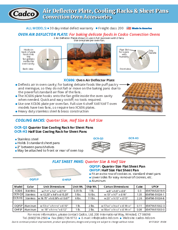 Cutsheet