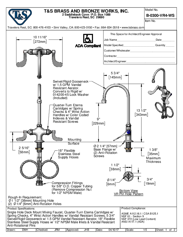 Cutsheet