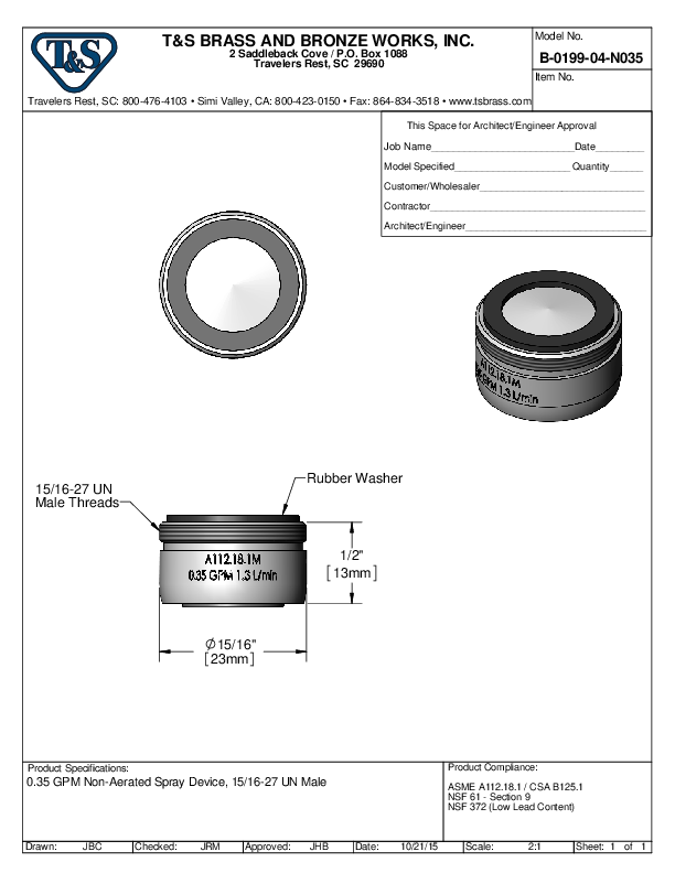 Cutsheet