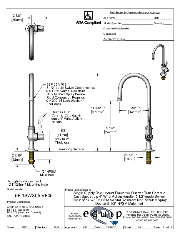 Cutsheet