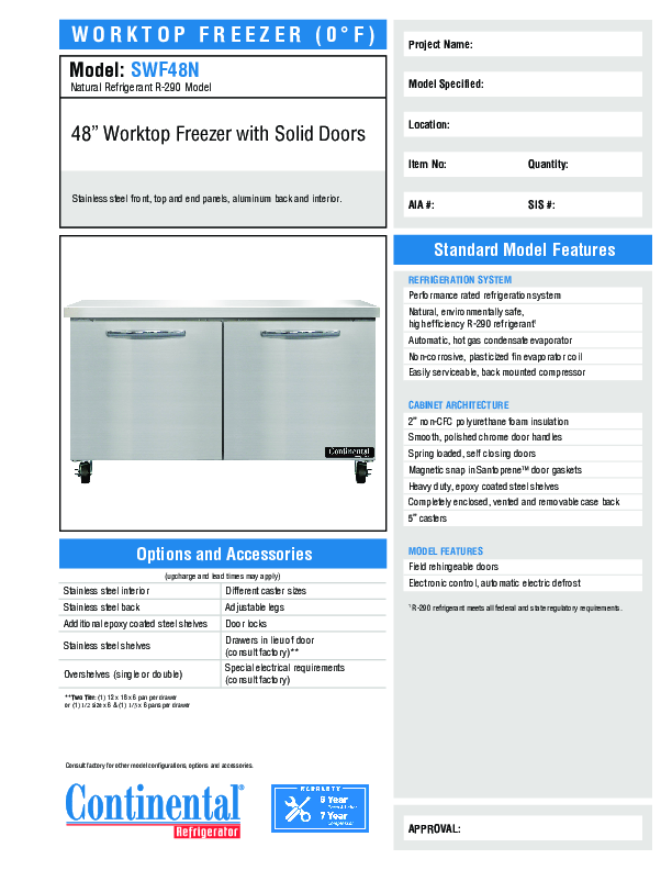 Cutsheet