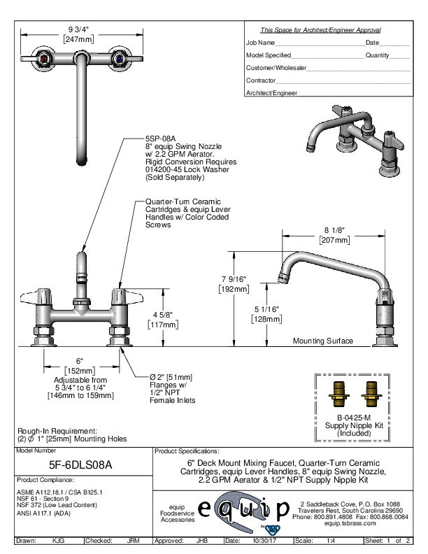 Cutsheet