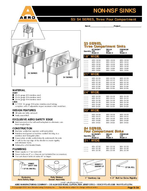 Cutsheet