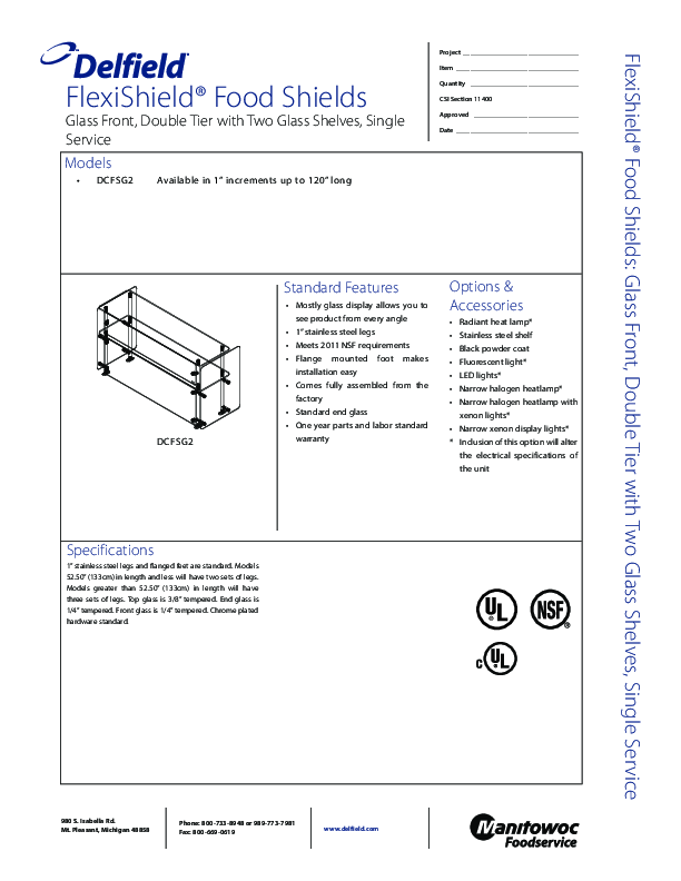 Cutsheet