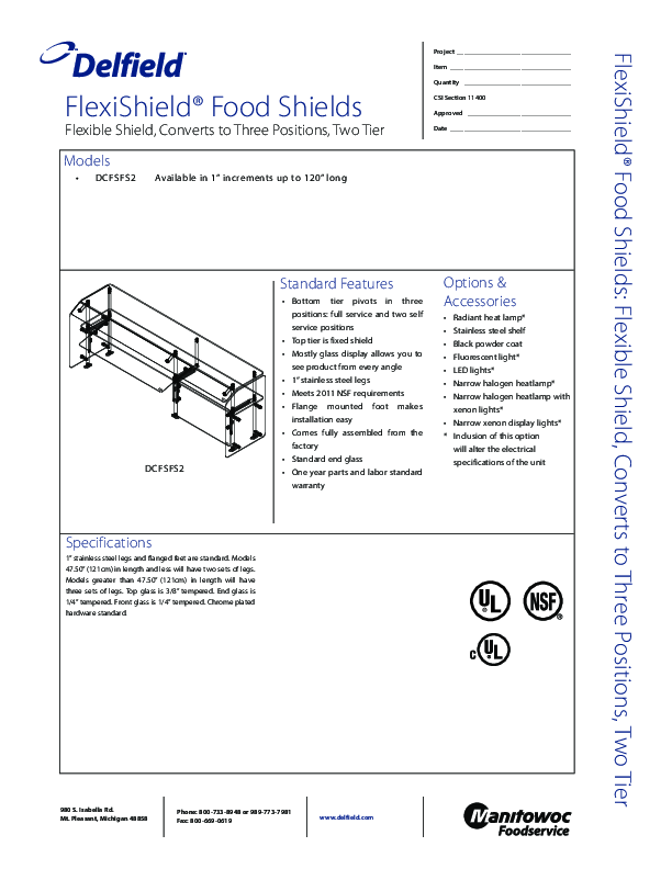 Cutsheet