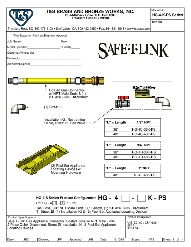 Cutsheet