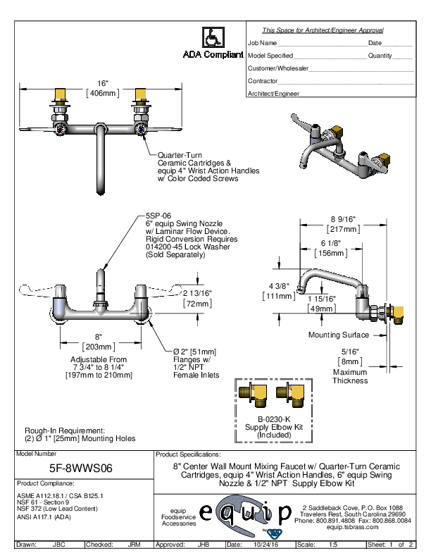 Cutsheet