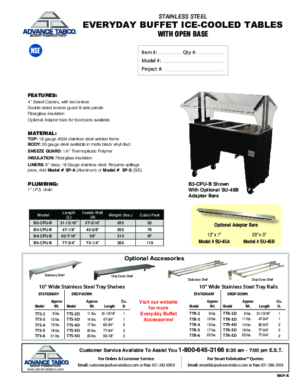 Cutsheet