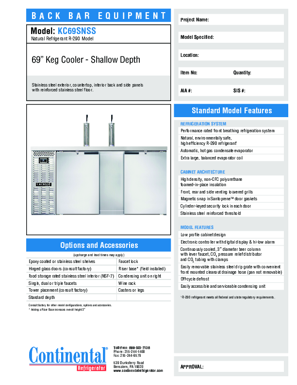 Cutsheet