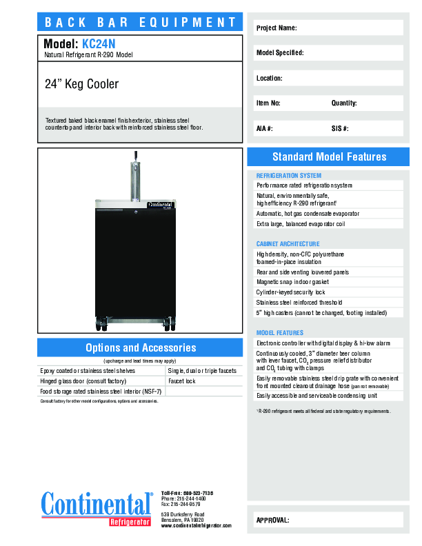 Cutsheet