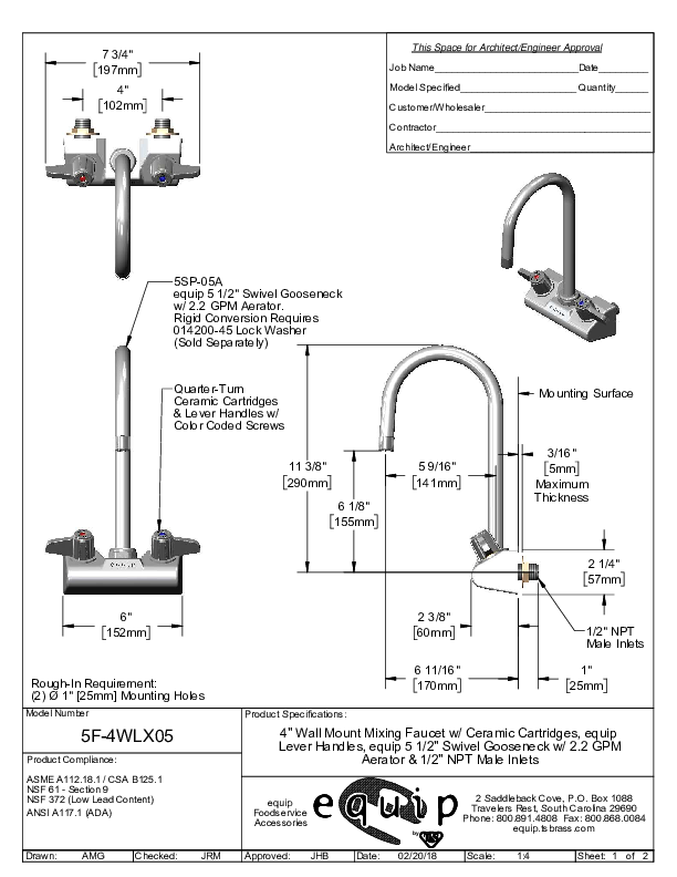 Cutsheet