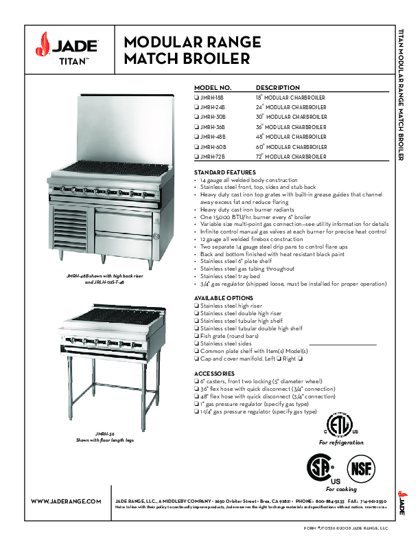 Cutsheet