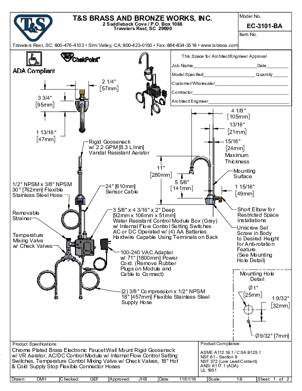 Cutsheet