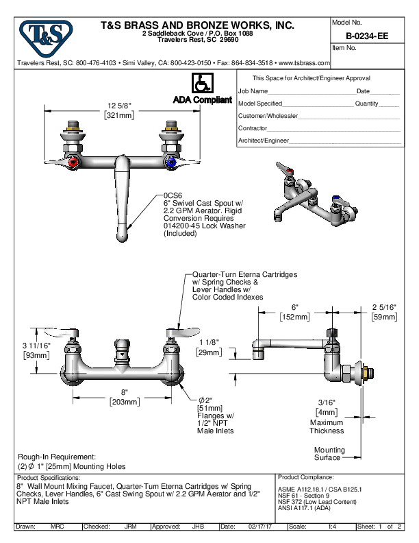 Cutsheet