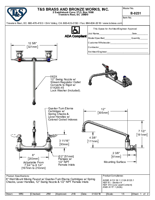 Cutsheet