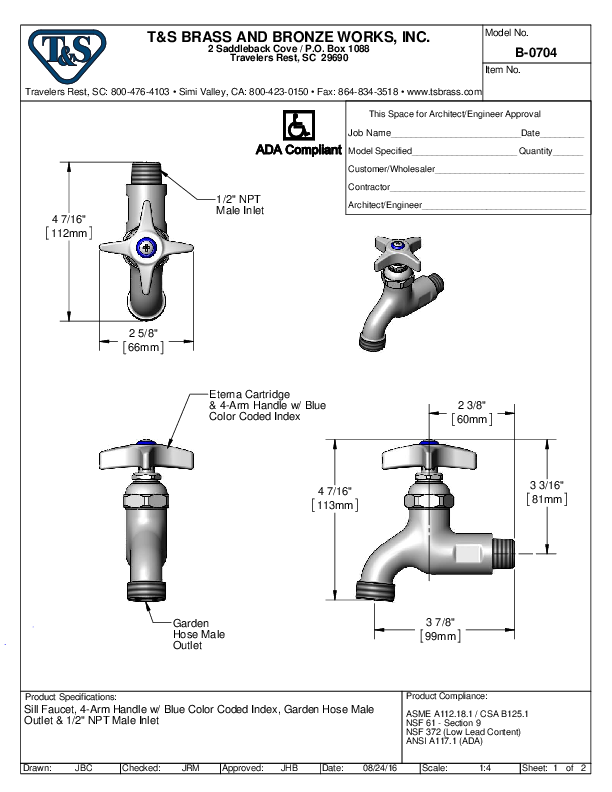 Cutsheet