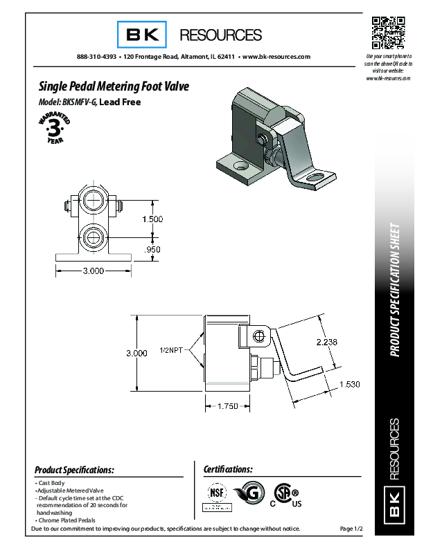 Cutsheet