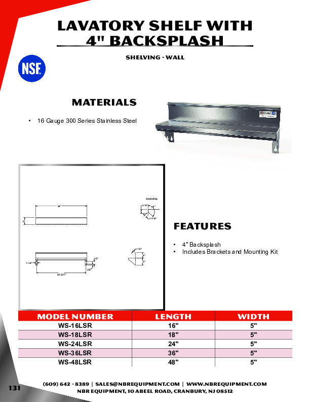 Cutsheet