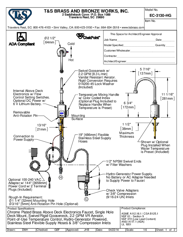 Cutsheet