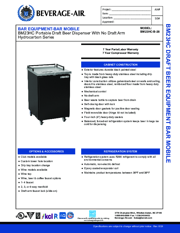 Cutsheet