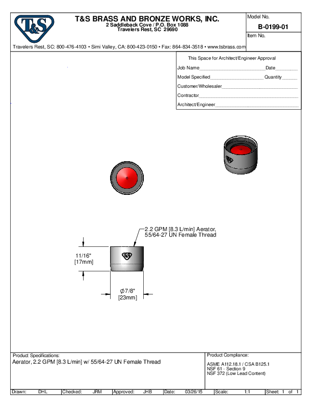 Cutsheet