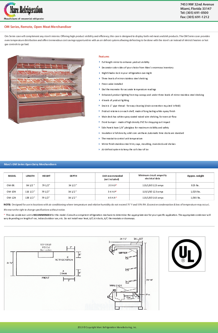 Cutsheet