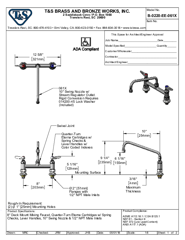 Cutsheet