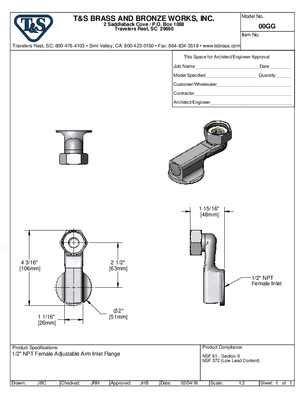 Cutsheet