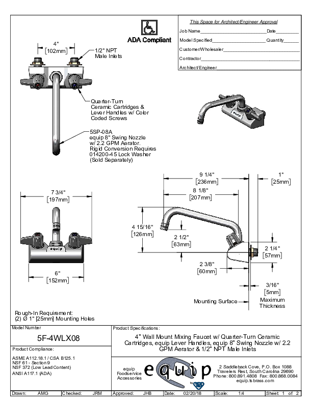 Cutsheet