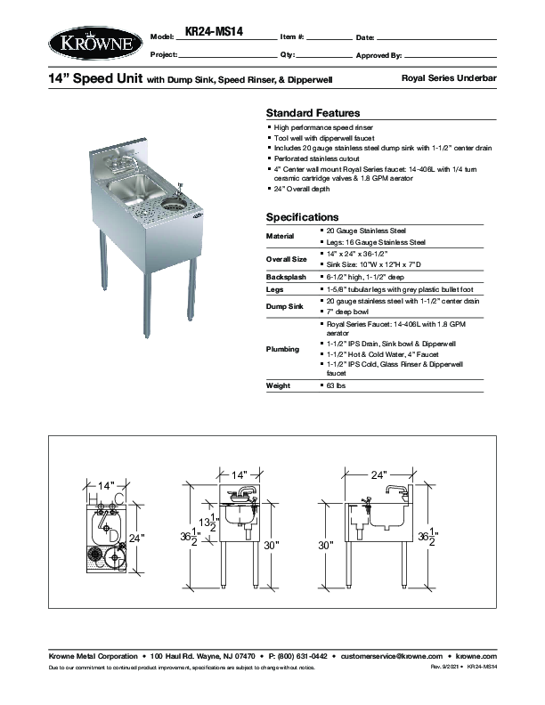 Cutsheet