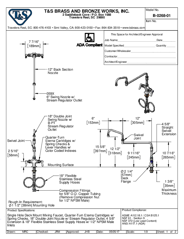 Cutsheet