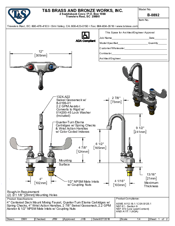 Cutsheet