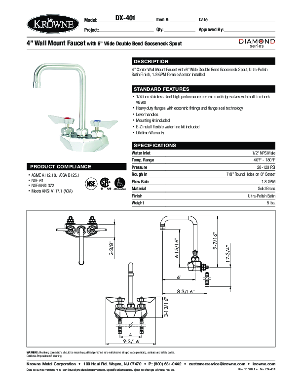 Cutsheet