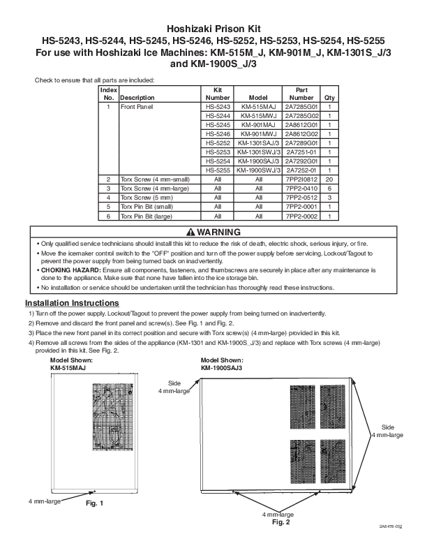 Installation & Operation