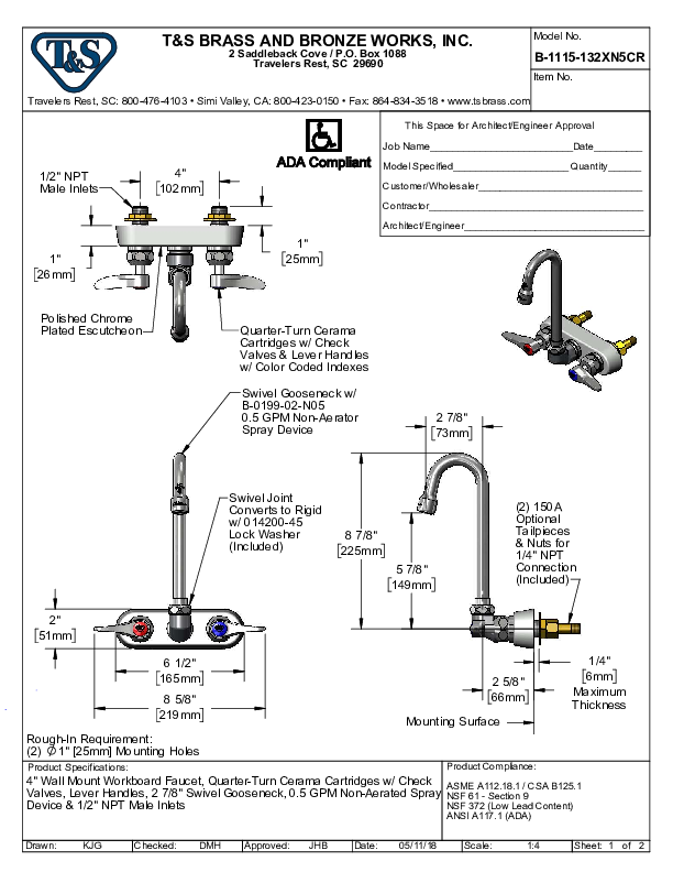 Cutsheet