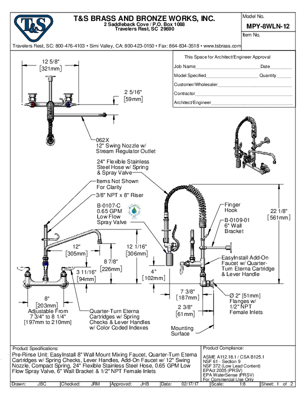 Cutsheet