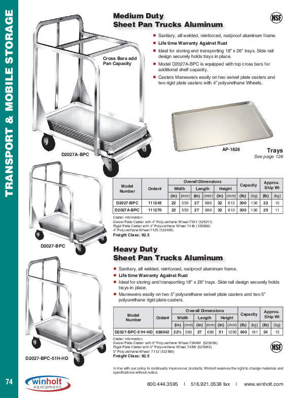 Cutsheet