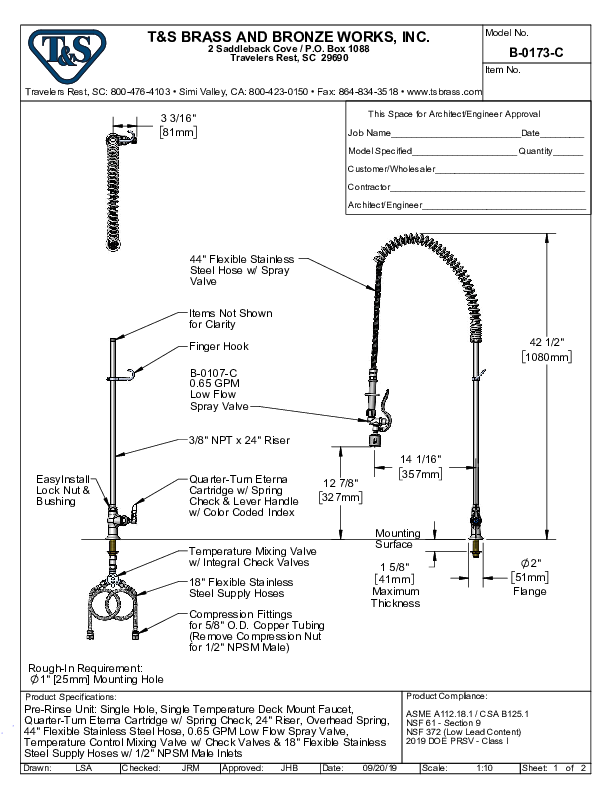 Cutsheet