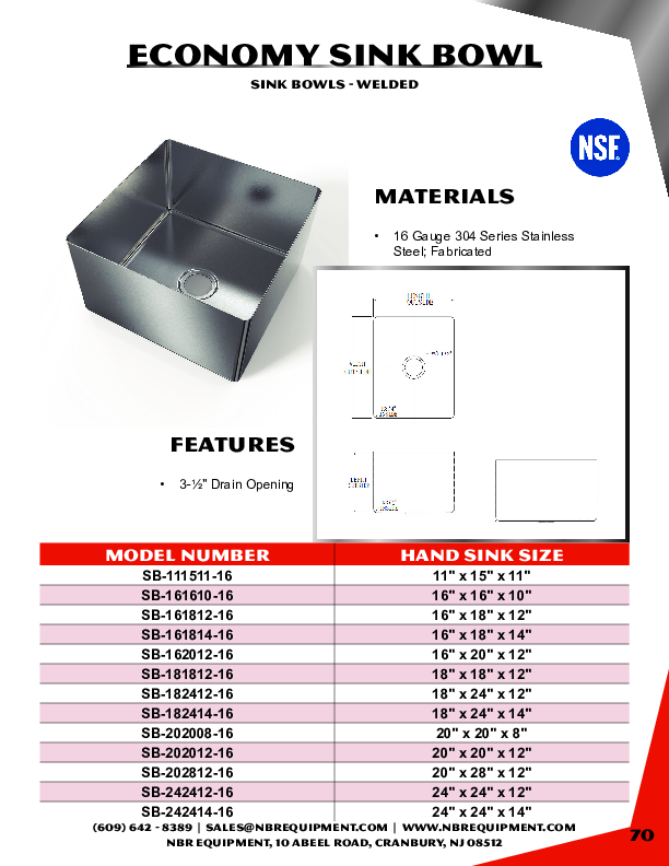 Cutsheet