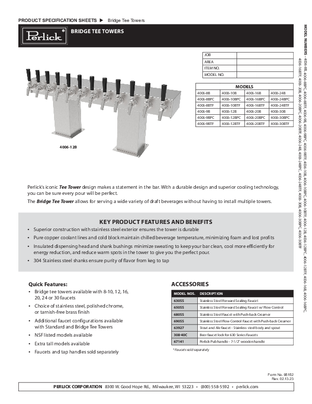 Cutsheet