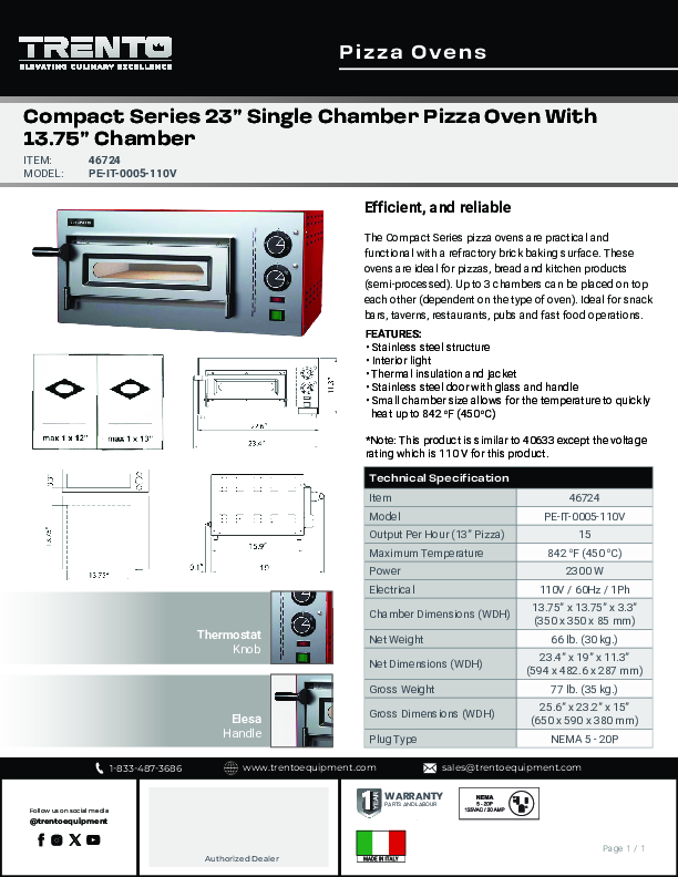 Cutsheet