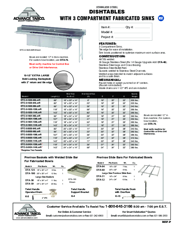 Cutsheet