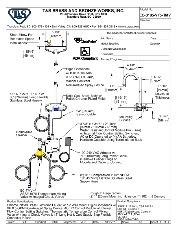 Cutsheet