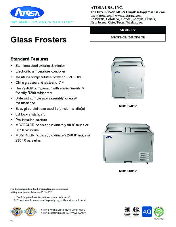 Cutsheet